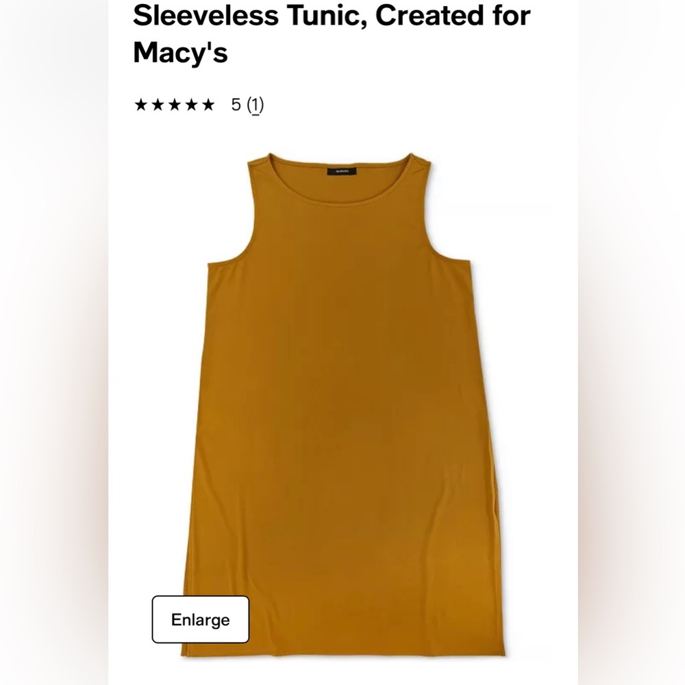 Nwt Sleeveless Tunic